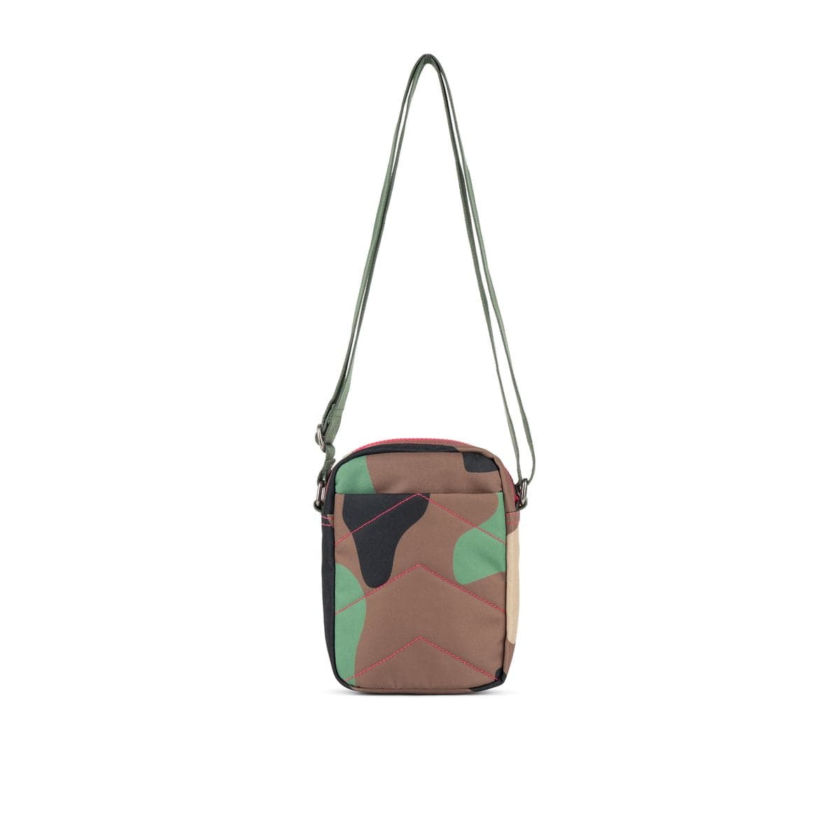 Bond Vintage Camo Recycled Canvas Crossbody Bag in by Roka London