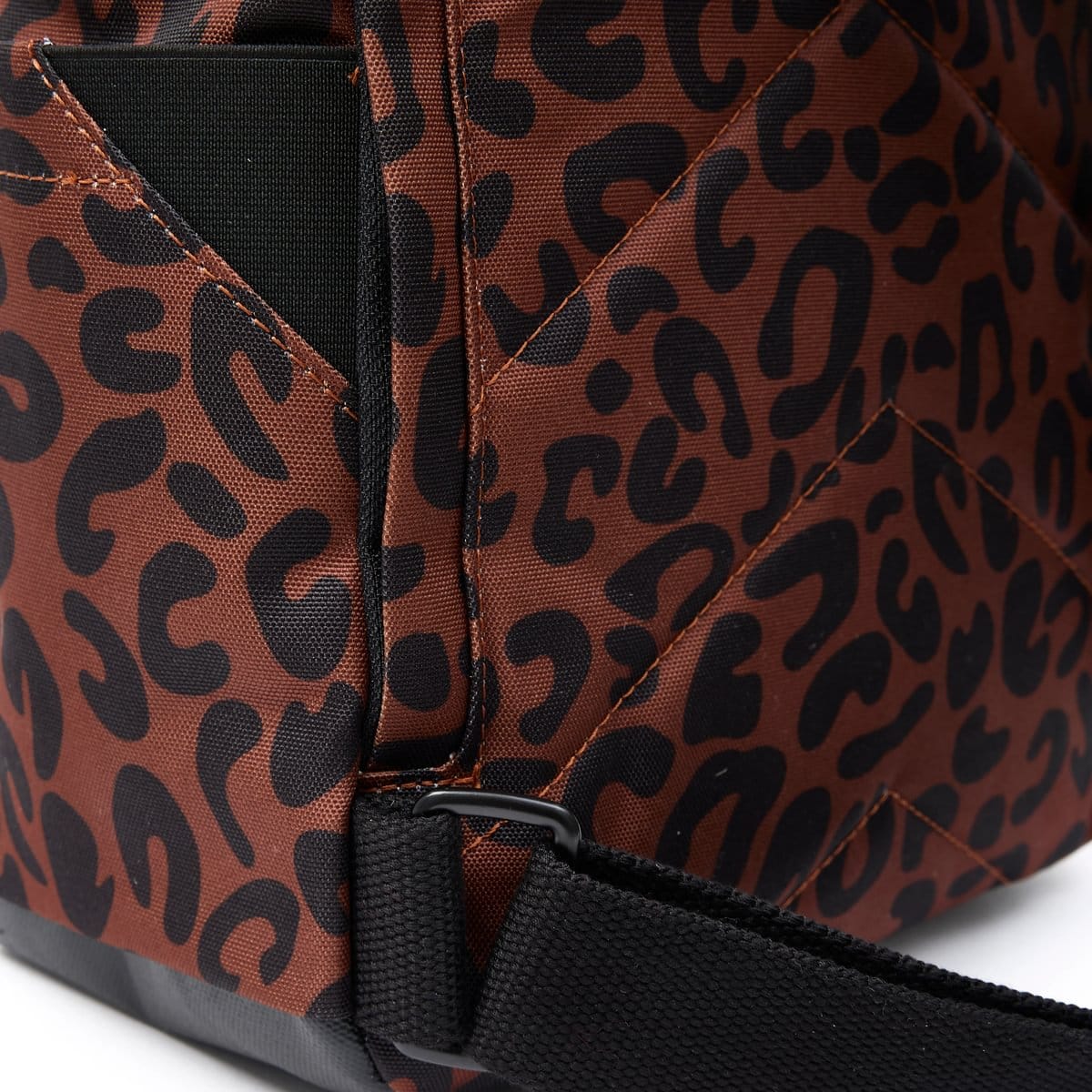 Roka Canfield B Scarlet Leopard Sustainable Canvas Rucksack