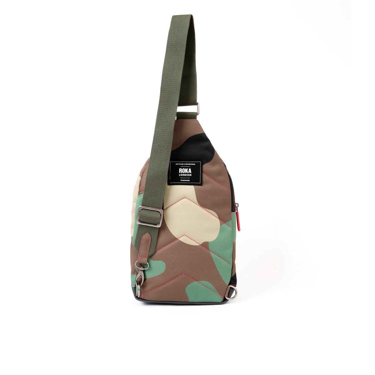Willesden B Vintage Camo Recycled Canvas Crossbody