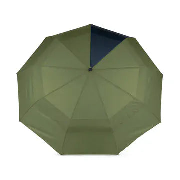 Waterloo Sustainable Nylon Umbrella Avocado With Midnight
