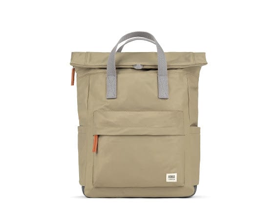 Taupe Roka Canfield B Sustainable Nylon Rucksack