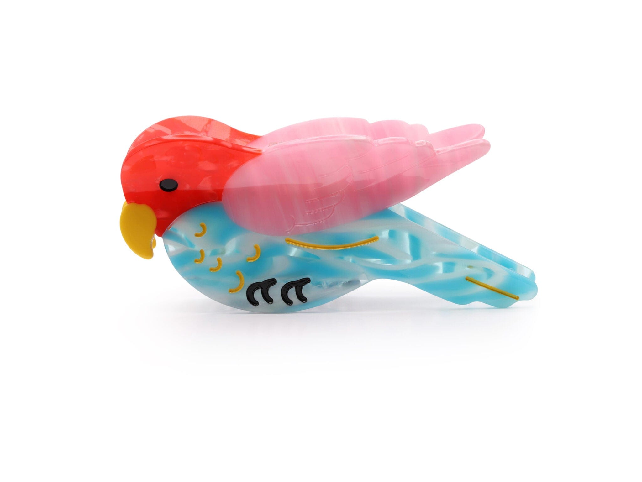 Novelty Resin Hair Grip, Parrot