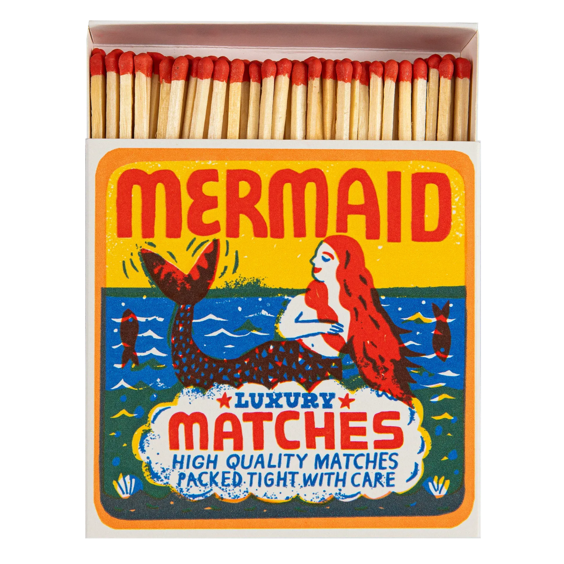 Square Luxury Match Box Mermaid