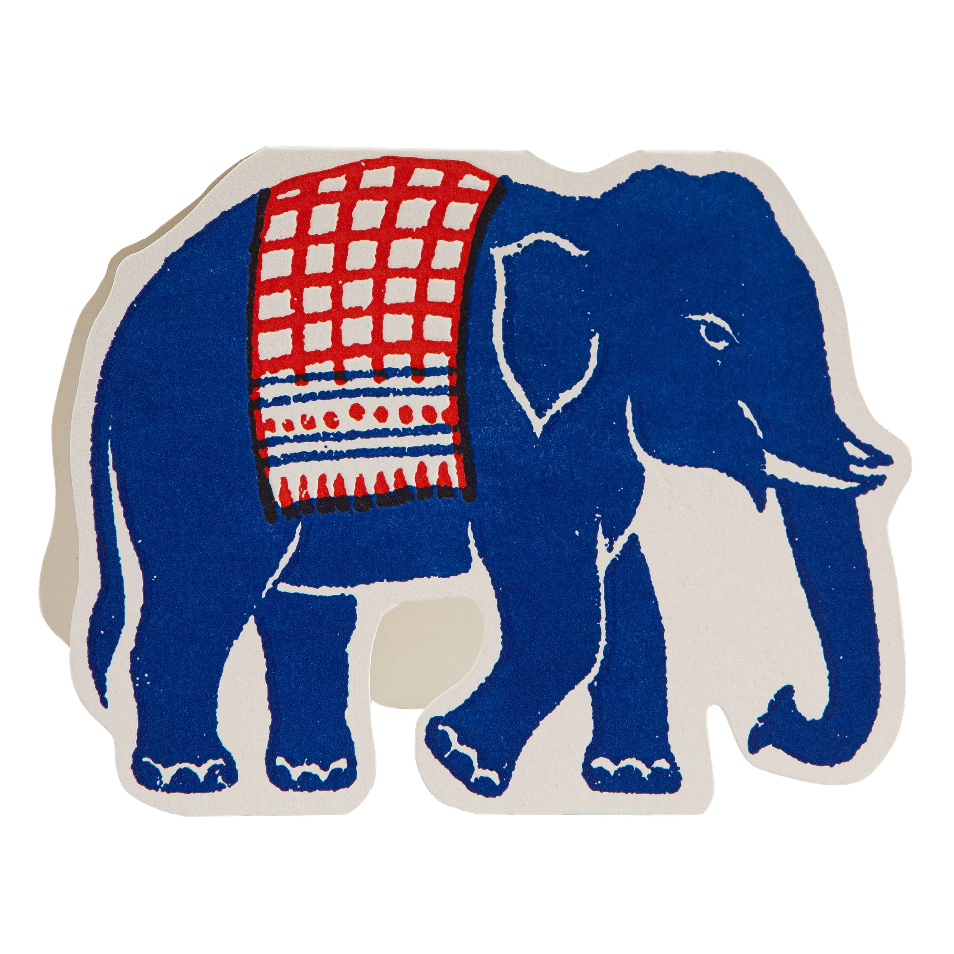 Cut-Out Card Elephant