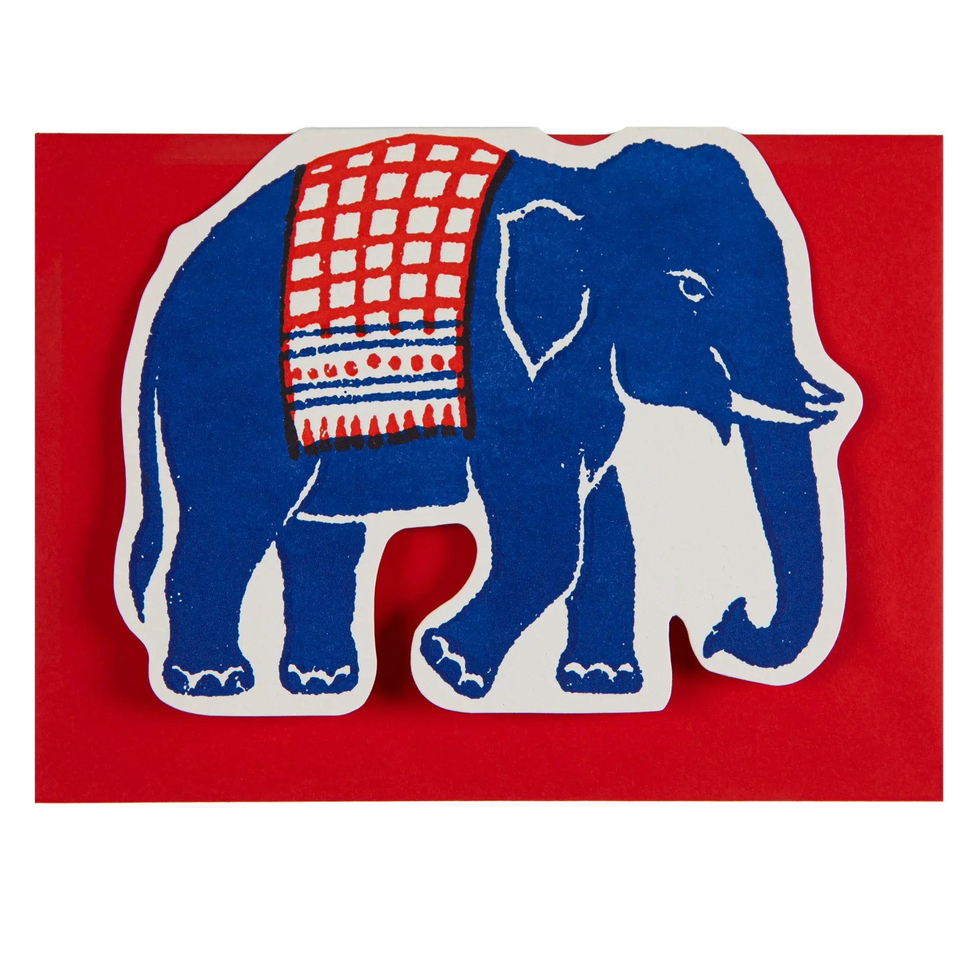 Cut-Out Card Elephant