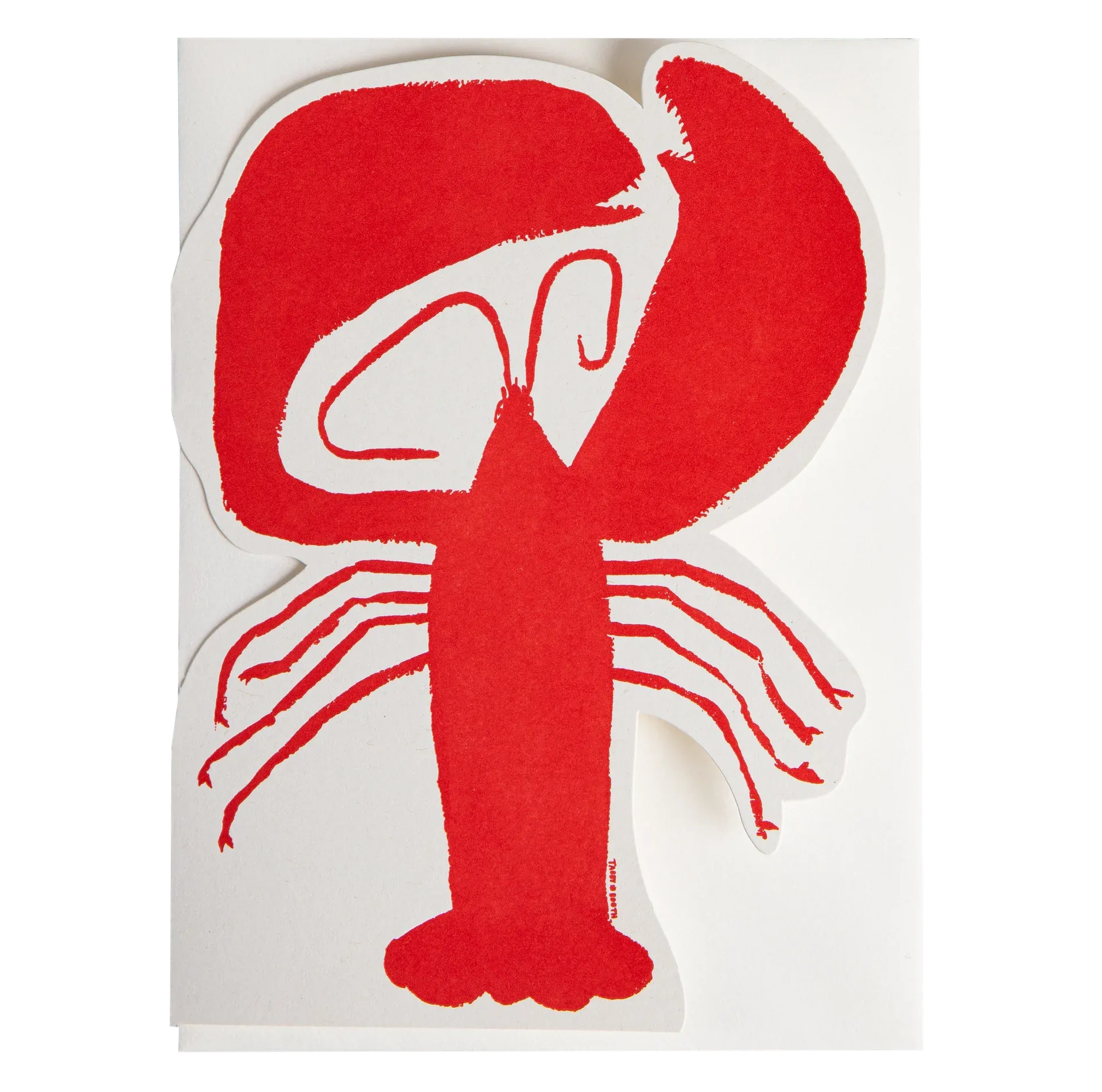 Cut-Out Card The Lobster