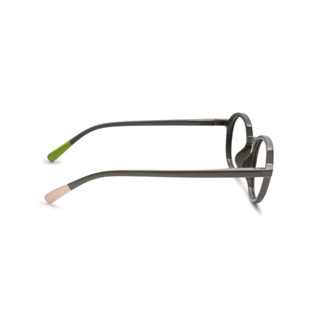Circle Slim Grey Bio Reading Glasses by Have A Look