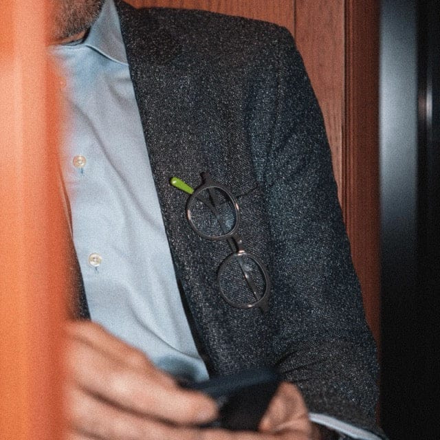 Circle Slim Grey Bio Reading Glasses by Have A Look