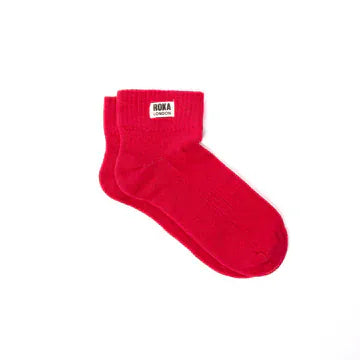Roka Wembley Organic Cotton Socks, Scarlet