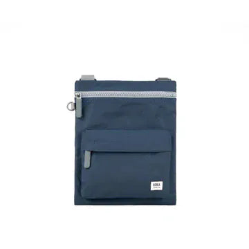 Roka Chelsea Recycled Nylon Crossbody Pocket Medium Midnight