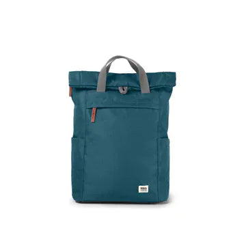 Roka Finchley A Recycled Canvas Rucksack Medium, Teal