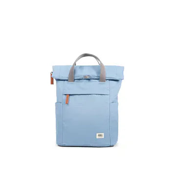 Roka Finchley A Recycled Canvas Rucksack Medium, Retro Blue