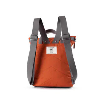 Roka Finchley A Recycled Canvas Rucksack Medium, Atomic Orange