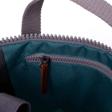 Roka Finchley A Recycled Canvas Rucksack Medium, Teal