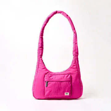 Roka Belsize Puffy Shoulder Bag, Medium Very Berry