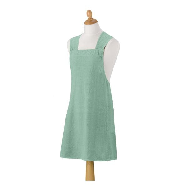 Haru Japanese Style Recycled Cotton Apron Aqua