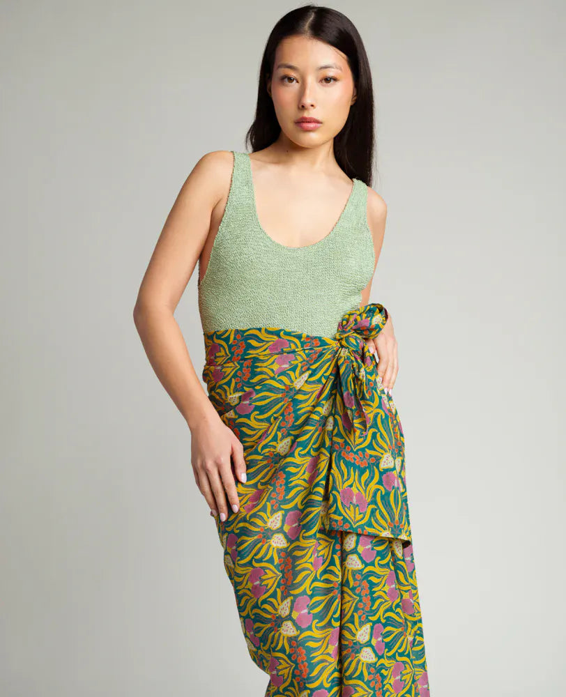 Cotton Scarf/Sarong 180x110cm Muguet Bayou