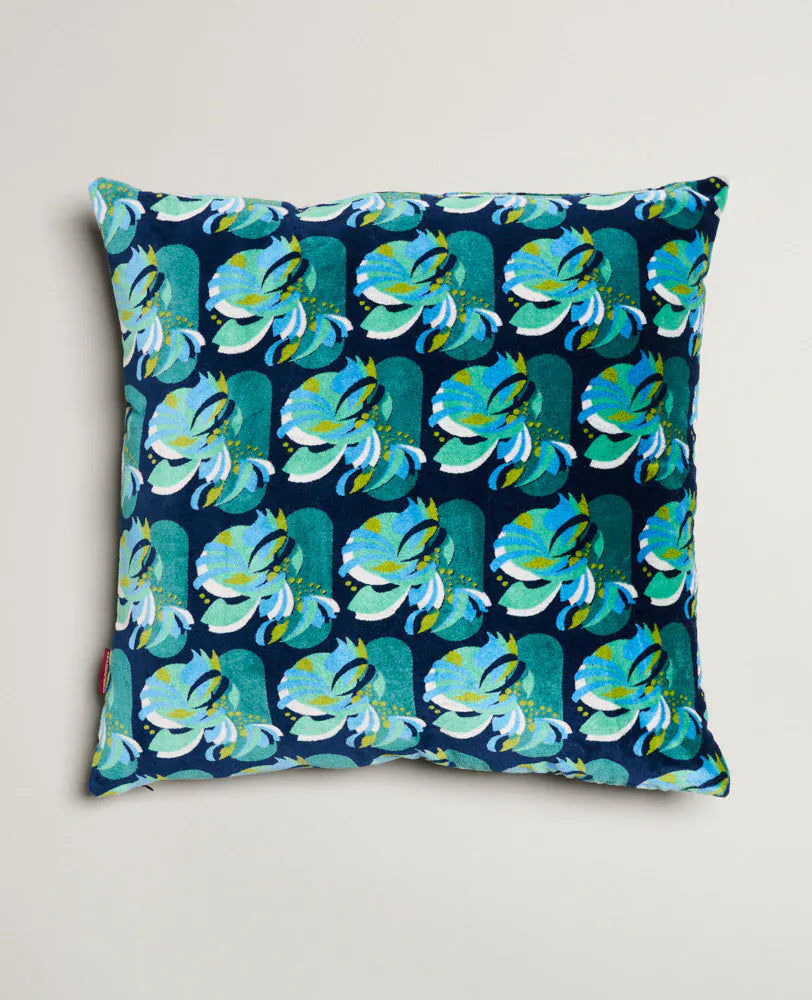 Velvet Cushion 45x45cm Split Navy