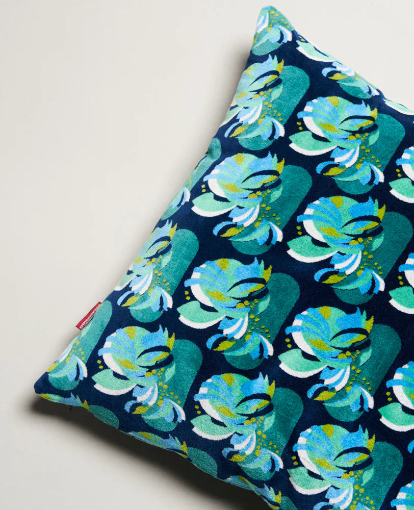 Velvet Cushion 45x45cm Split Navy