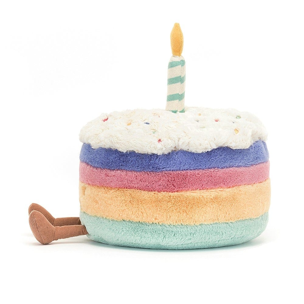 Jellycat Amuseable Rainbow Birthday Cake Large