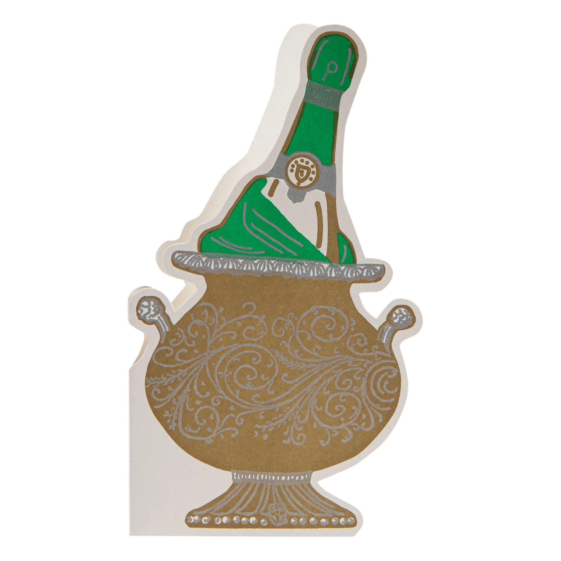 Cut-Out Card Champagne