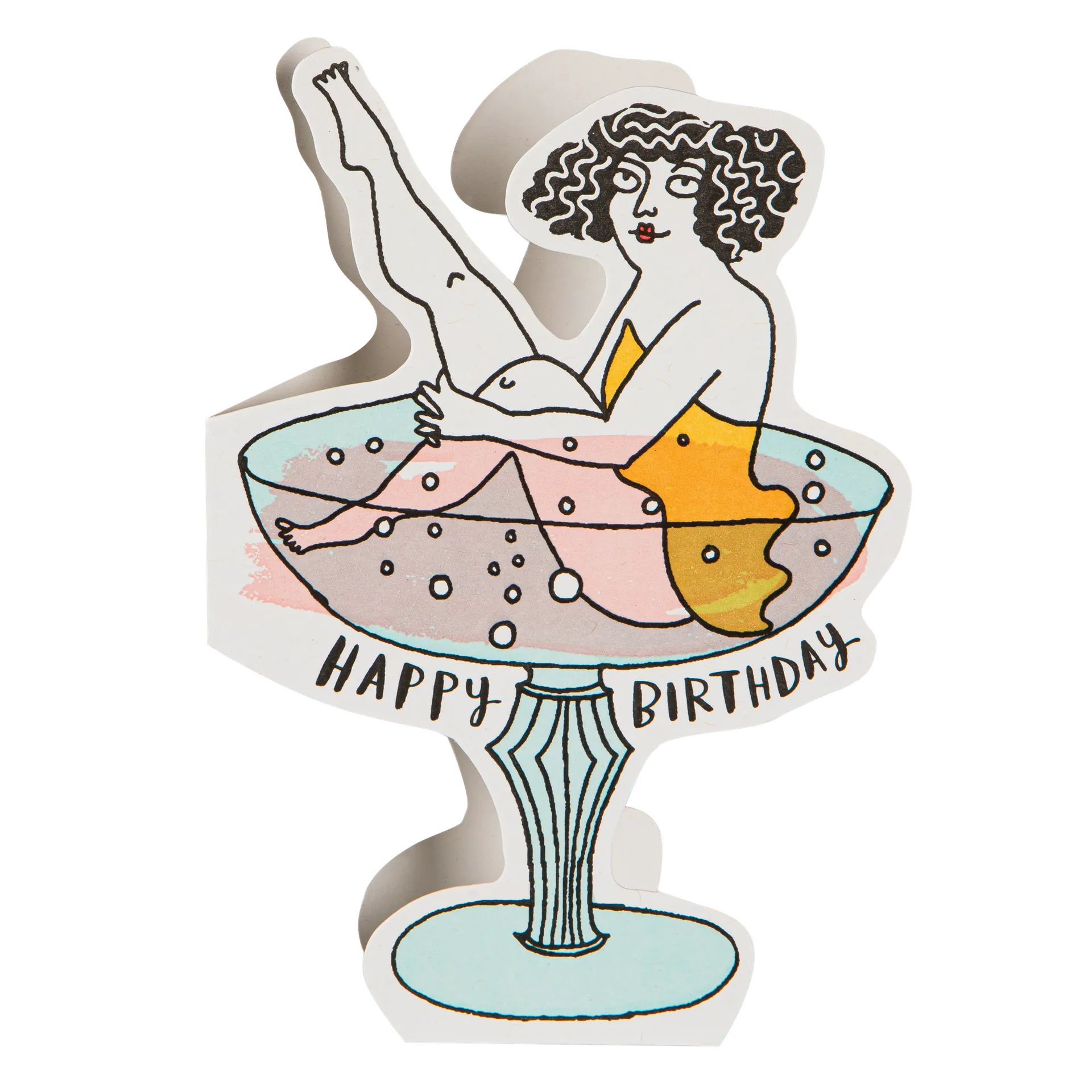 Cut-Out Card Birthday Cocktail