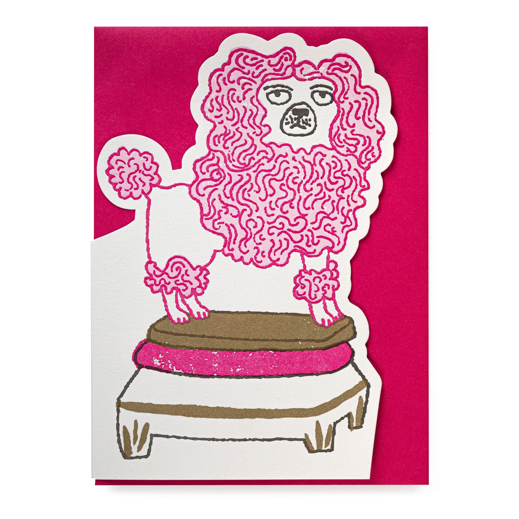 Cut-Out Card Poodle