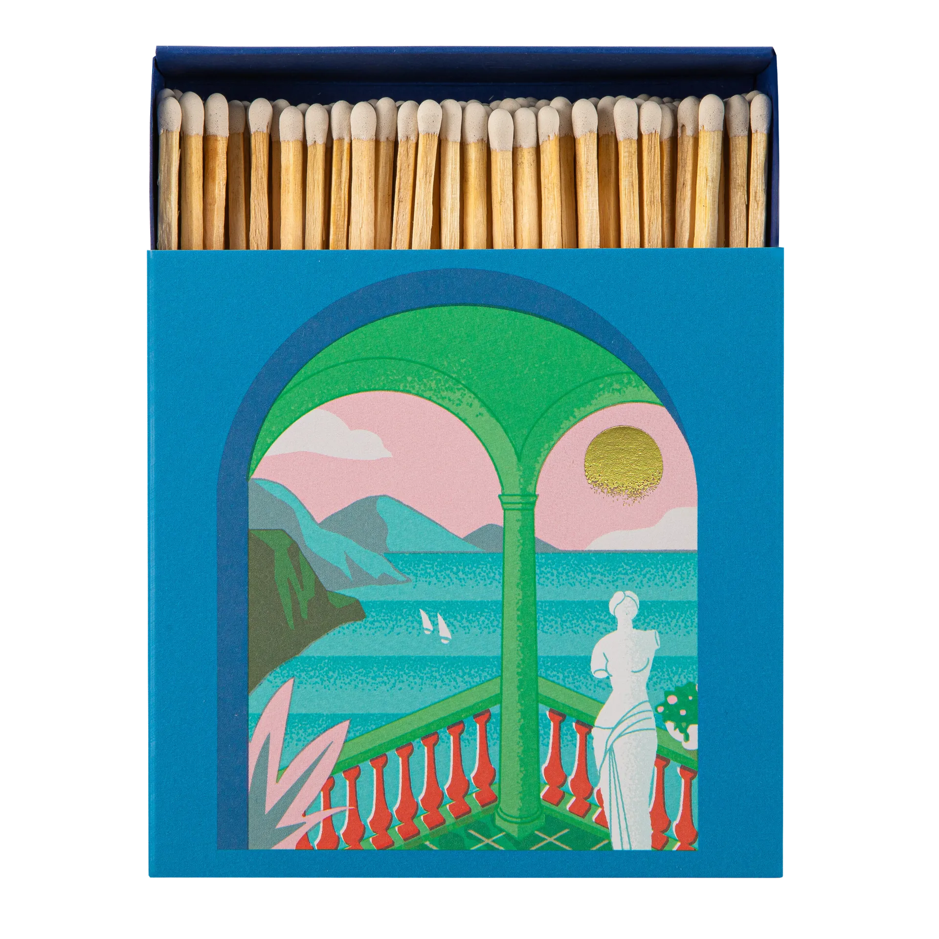 Square Luxury Match Box A Romantic View