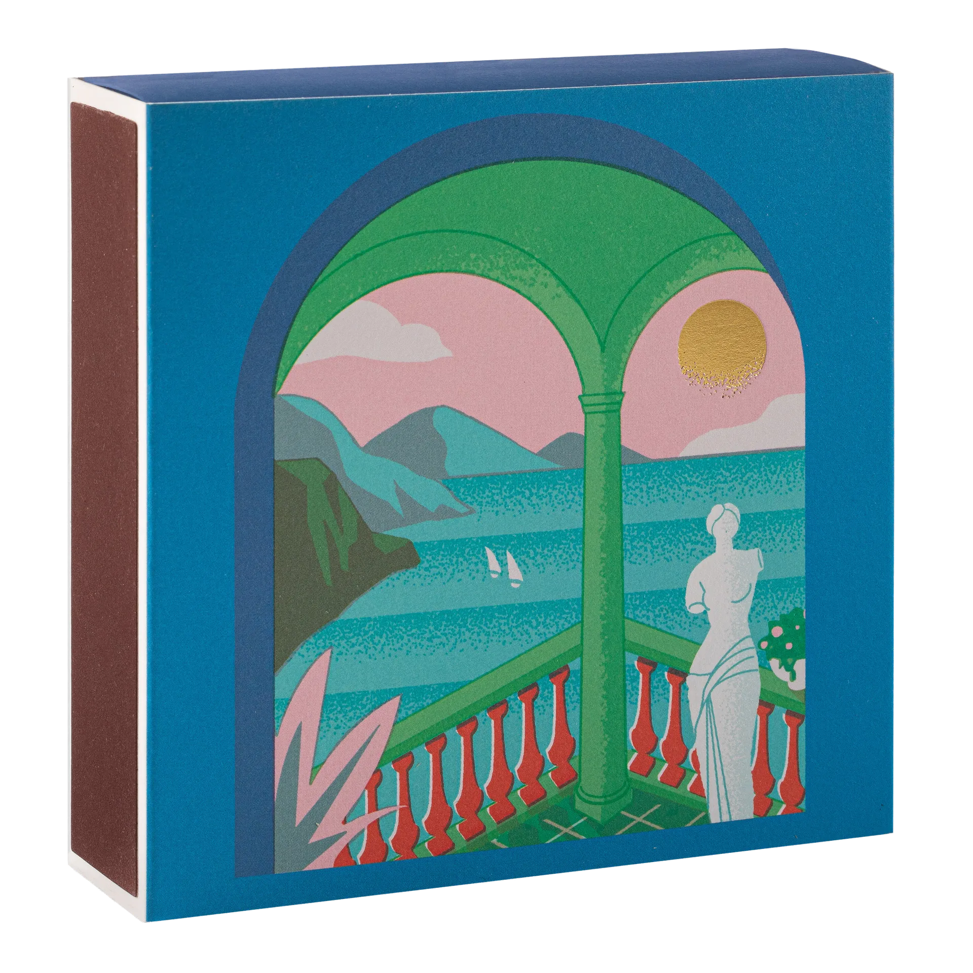 Square Luxury Match Box A Romantic View