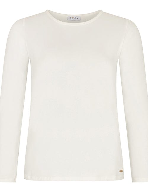Long Sleeved Cotton T-Shirt, Winter White