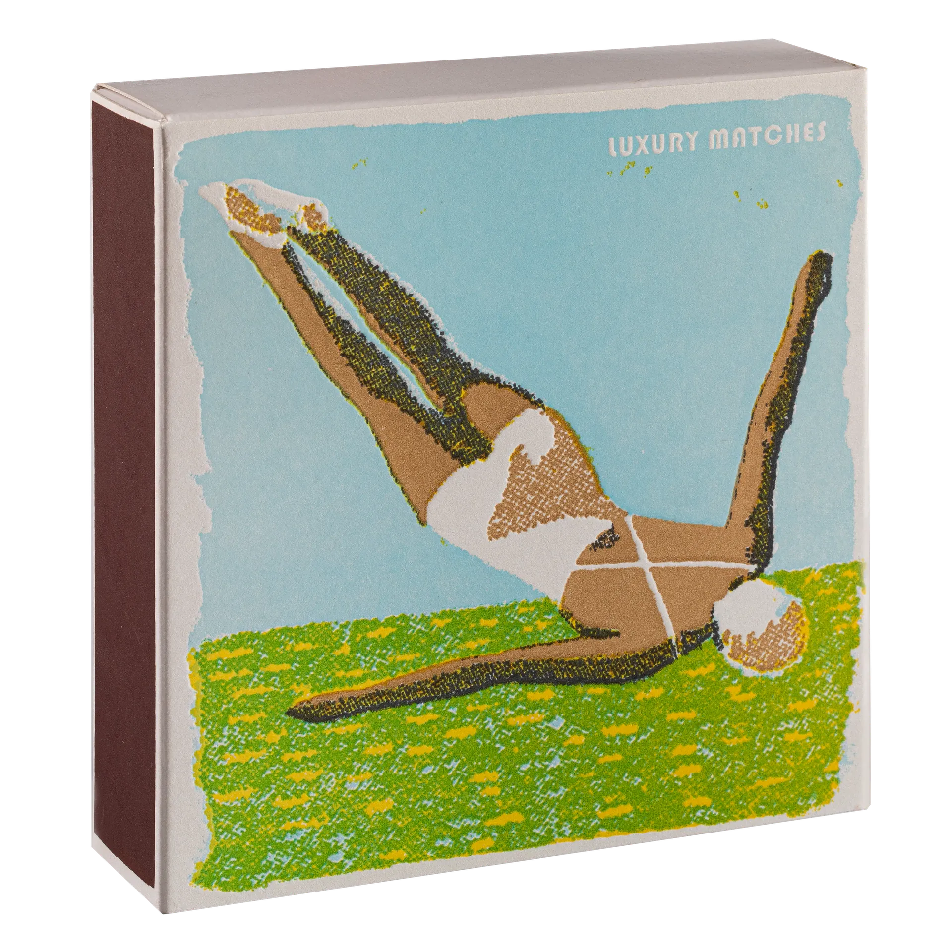 Square Luxury Match Box The Diver
