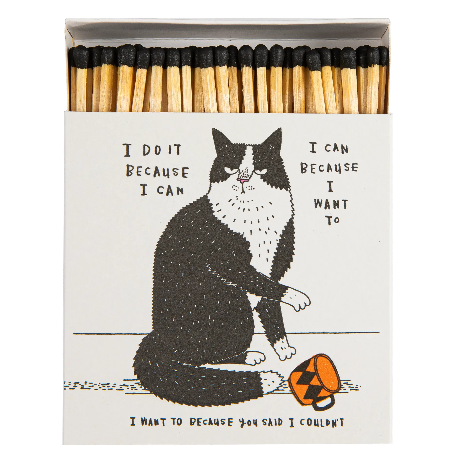Square Luxury Match Box I Do it Because I Can