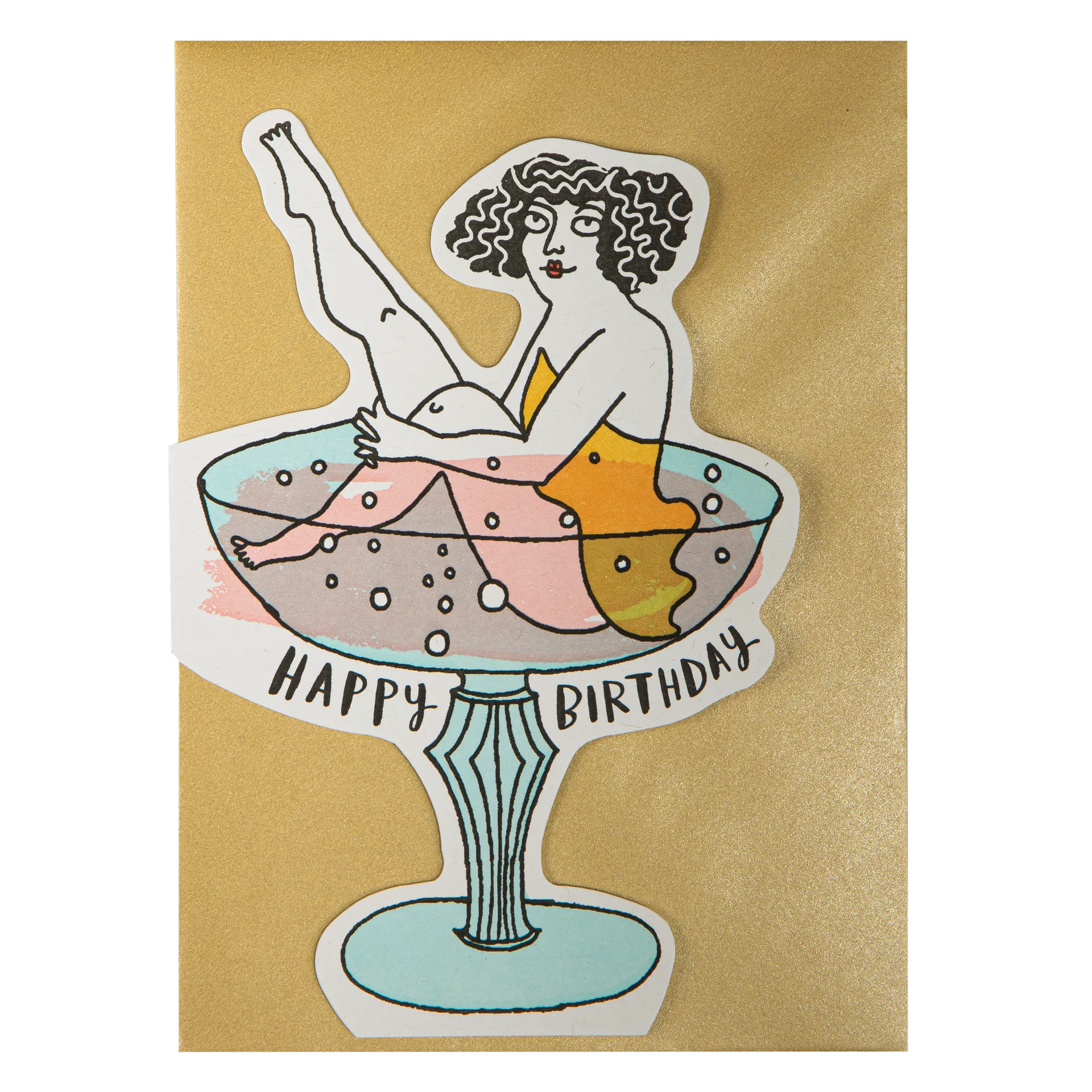 Cut-Out Card Birthday Cocktail