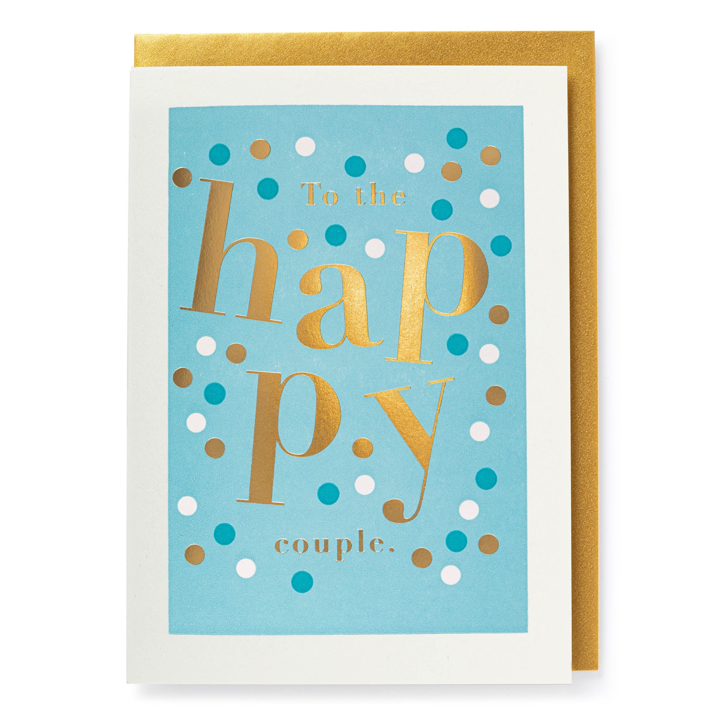 Letterpress Card To The Happy Couple