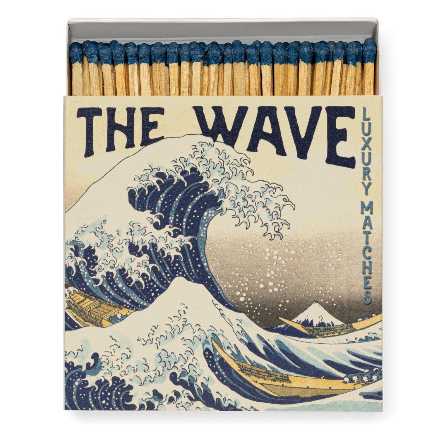 Square Luxury Match Box The Wave
