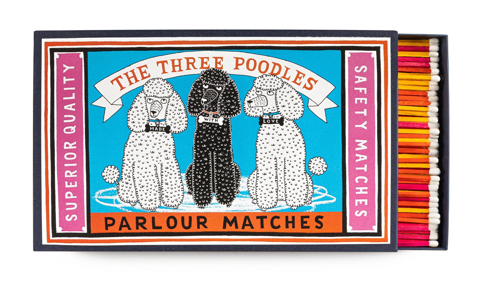 Giant Luxury Matches The Three Poodles