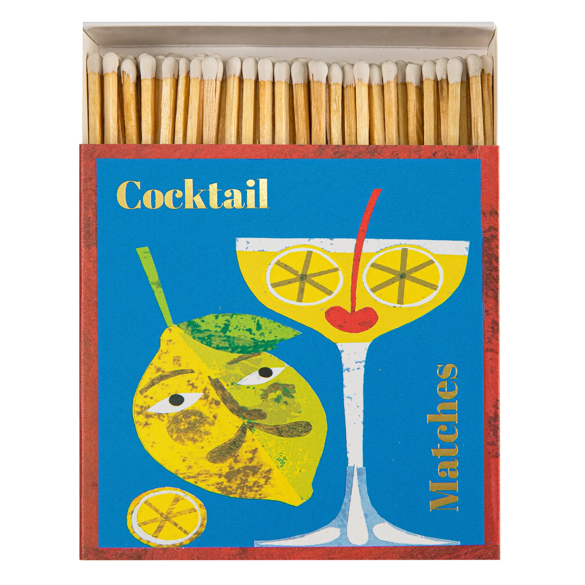 Square Luxury Match Box Zesty Cocktail