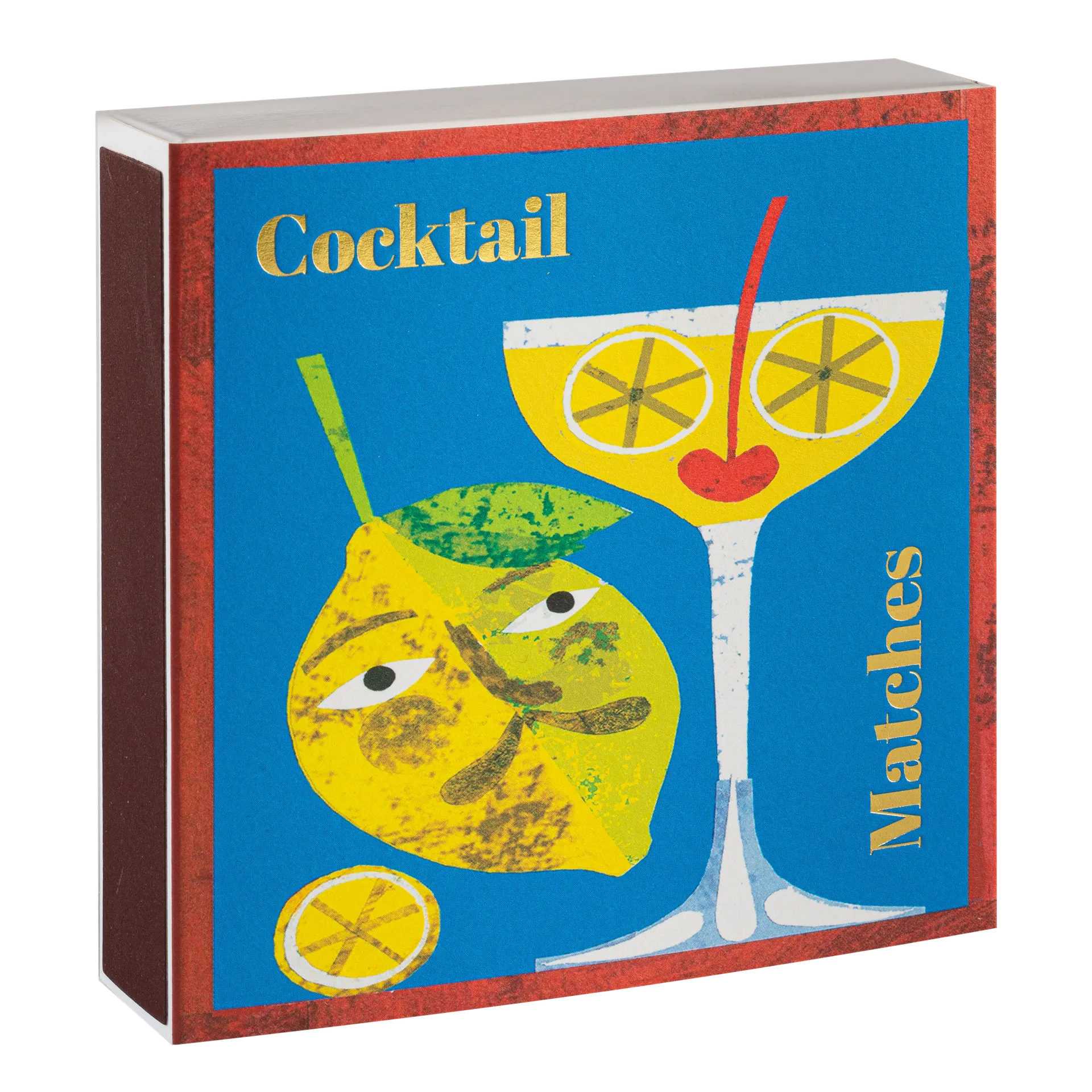 Square Luxury Match Box Zesty Cocktail