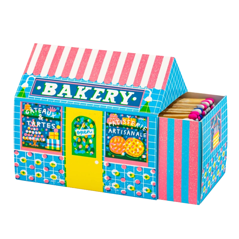 Bakery House-Shaped Matchbox