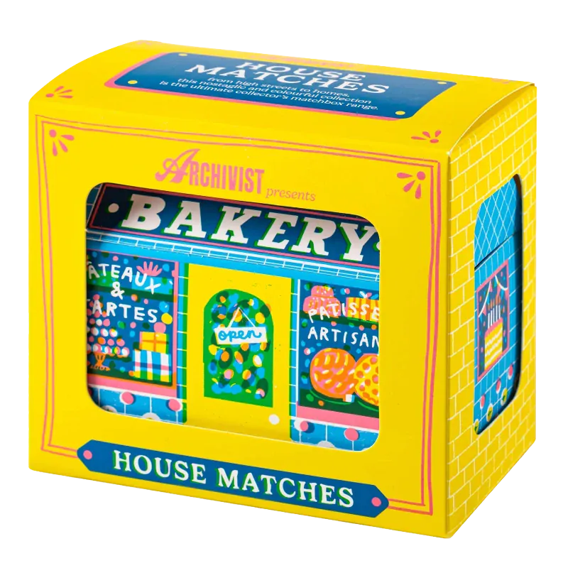 Bakery House-Shaped Matchbox