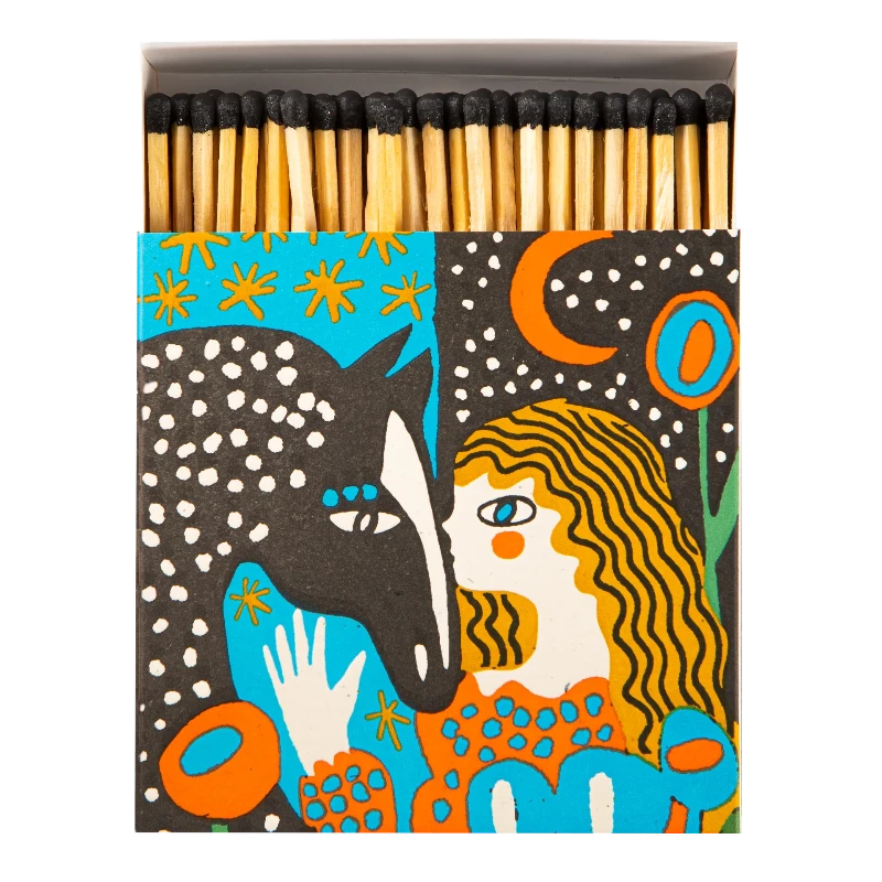 Square Luxury Match Box Heart Horse