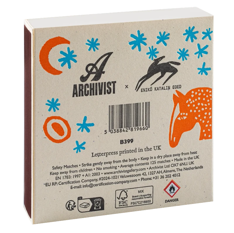 Square Luxury Match Box Heart Horse