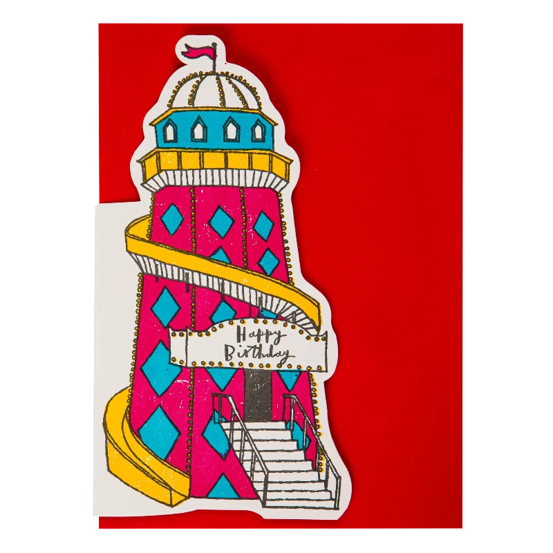 Cut-Out Card Helter Skelter