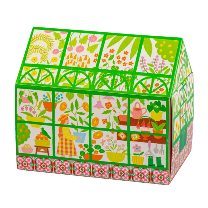 Greenhouse House-Shaped Matchbox