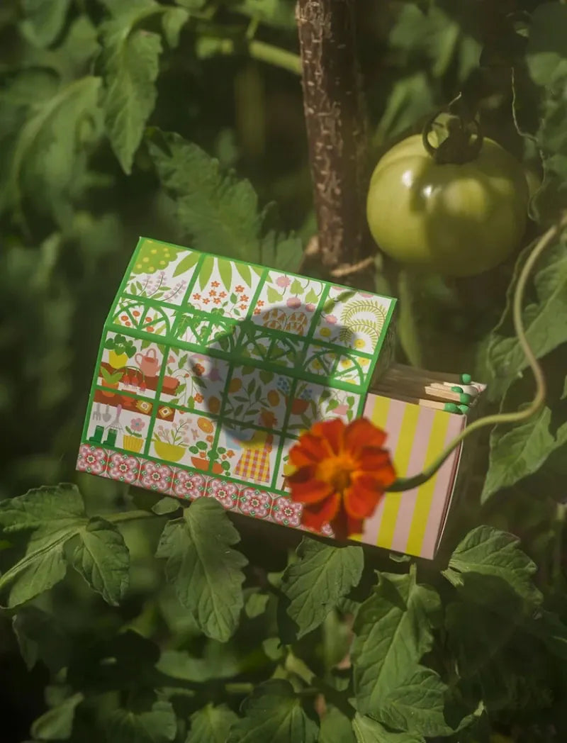 Greenhouse House-Shaped Matchbox