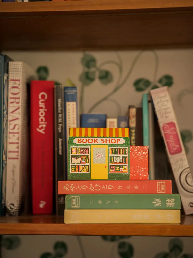 Bookshop House-Shaped Matchbox