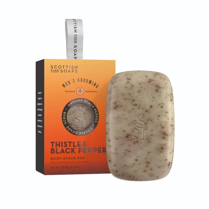 Thistle & Black Pepper Exfoliating Body Scrub Bar 150g