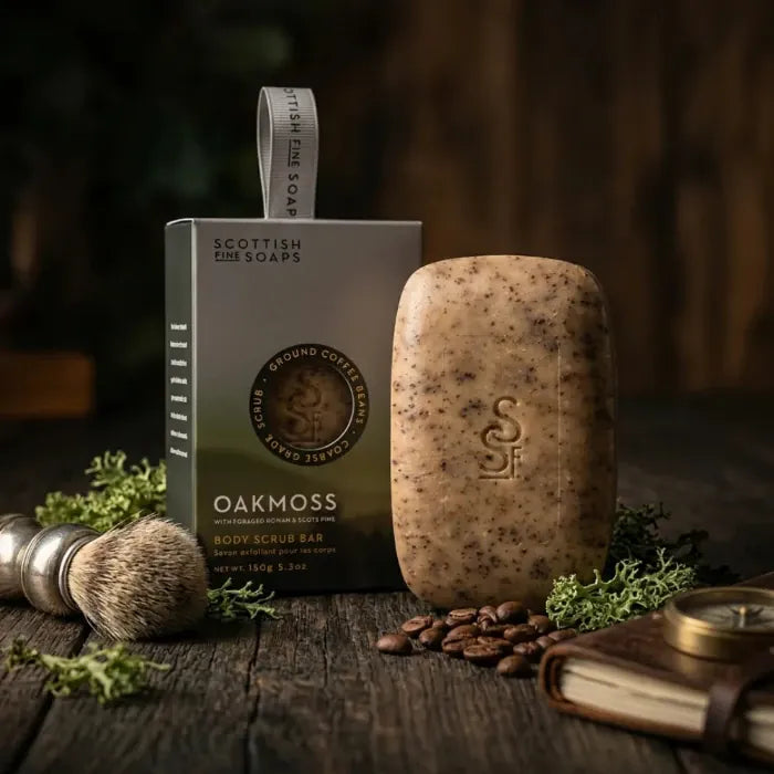 Oakmoss Exfoliating Body Scrub Bar 150g