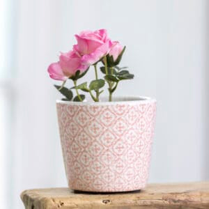 Mini Old Dutch Flower Pot Rose Pink