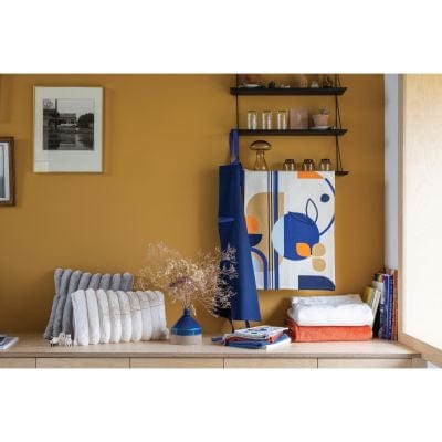 Titouan Blue Cotton Apron